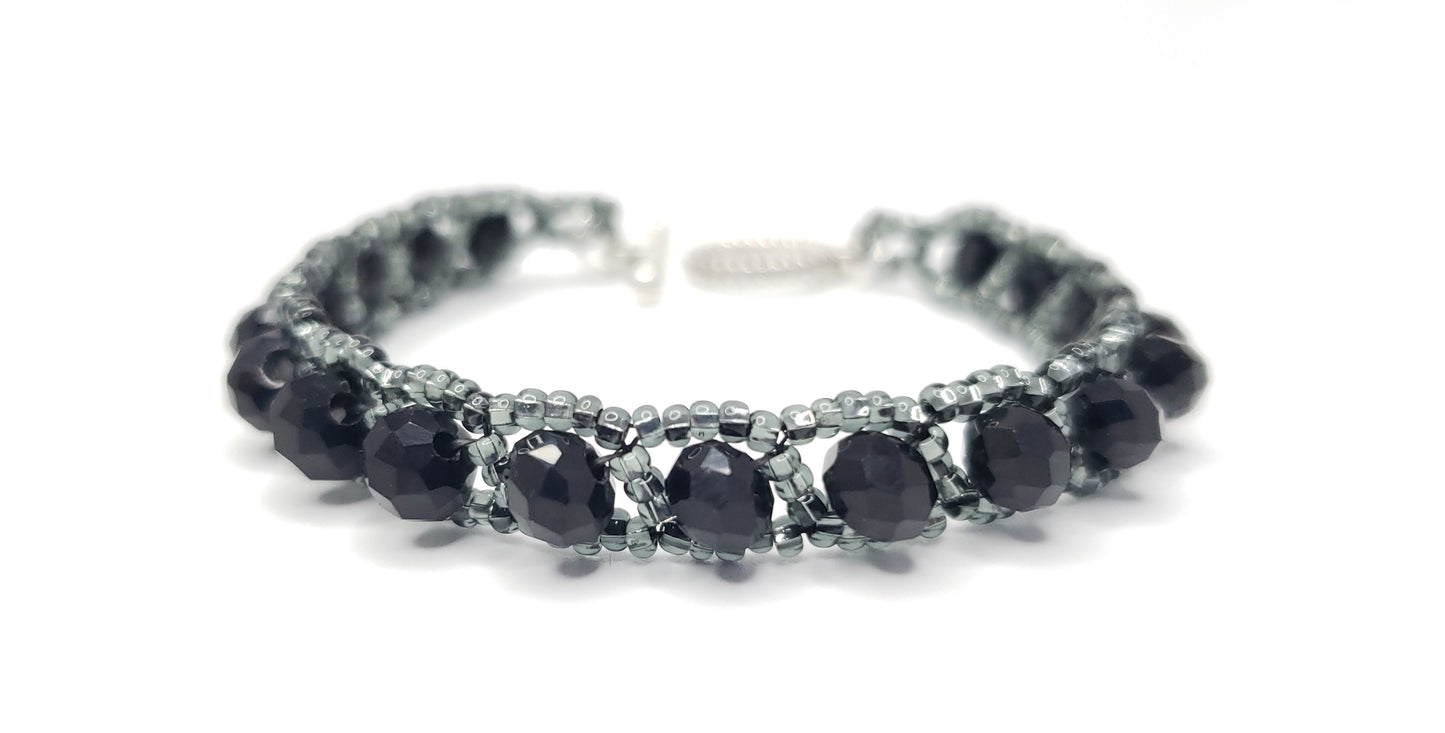 Picture 1 of 3 showing Esses Bracelet in Black Diamond productshot 