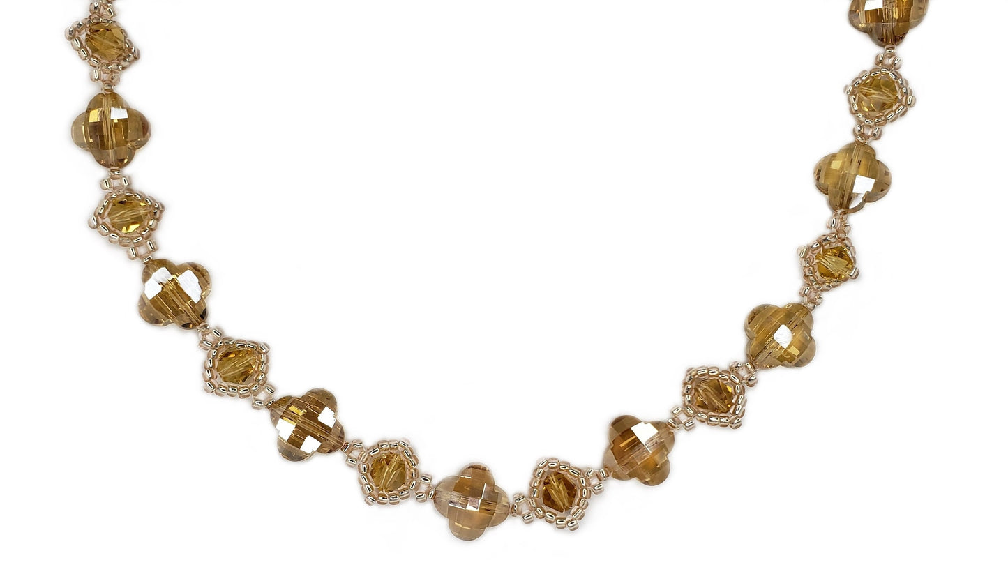 Picture 2 of 3 of Krystal Bracelet in Golden Aurica product shot close up