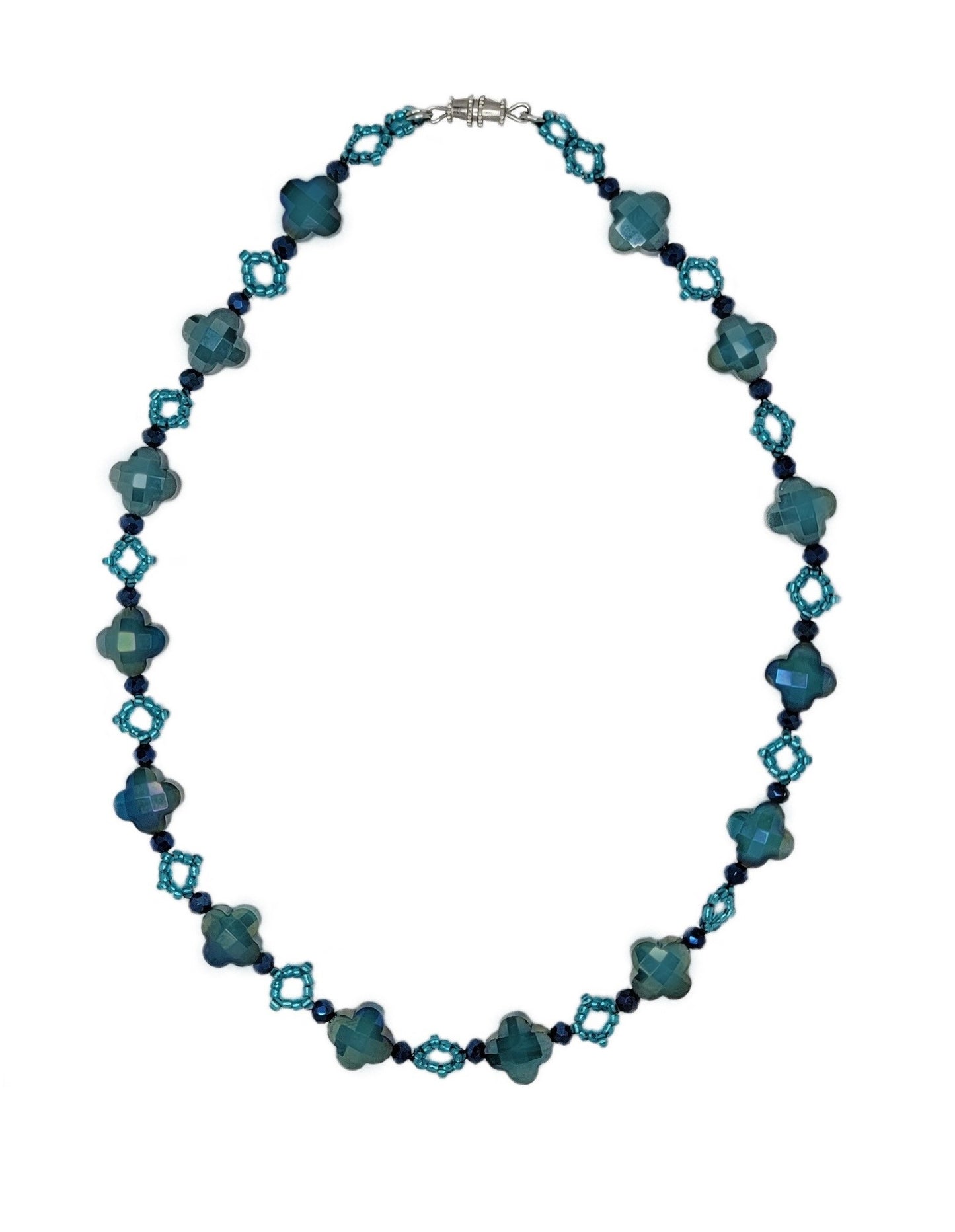 Picture 2 of 4 showing Pacific Cyan Necklace product shot