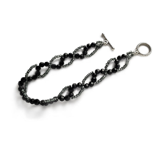 Picture 1 of 1 showing Linea Bracelet in Black Diamond product shot